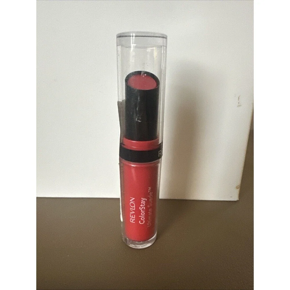 Revlon Colorstay Ultimate Suede Lipstick 095 Finale Red Opaque Discontinued Rare